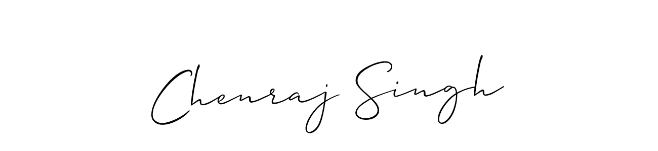 Design your own signature with our free online signature maker. With this signature software, you can create a handwritten (Allison_Script) signature for name Chenraj Singh. Chenraj Singh signature style 2 images and pictures png