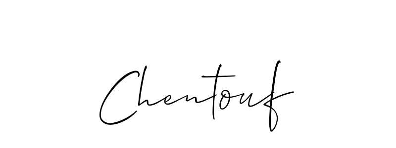 Chentouf stylish signature style. Best Handwritten Sign (Allison_Script) for my name. Handwritten Signature Collection Ideas for my name Chentouf. Chentouf signature style 2 images and pictures png