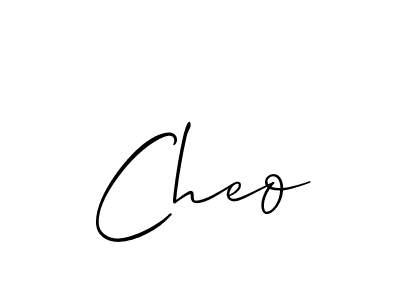 The best way (Allison_Script) to make a short signature is to pick only two or three words in your name. The name Cheo include a total of six letters. For converting this name. Cheo signature style 2 images and pictures png