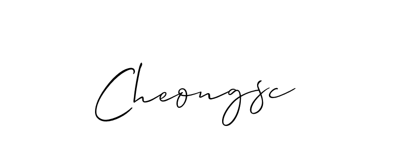 Also You can easily find your signature by using the search form. We will create Cheongsc name handwritten signature images for you free of cost using Allison_Script sign style. Cheongsc signature style 2 images and pictures png