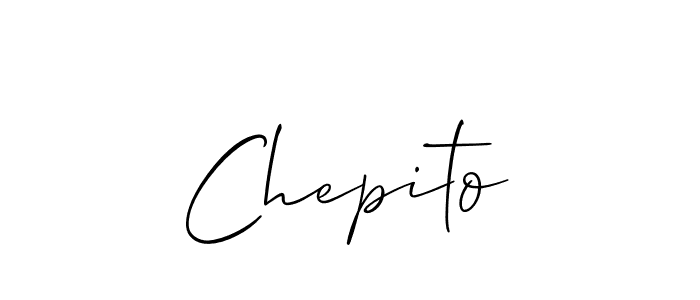 Make a beautiful signature design for name Chepito. Use this online signature maker to create a handwritten signature for free. Chepito signature style 2 images and pictures png