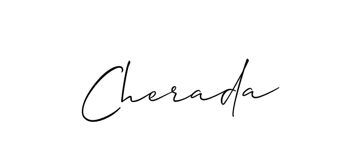 Check out images of Autograph of Cherada name. Actor Cherada Signature Style. Allison_Script is a professional sign style online. Cherada signature style 2 images and pictures png