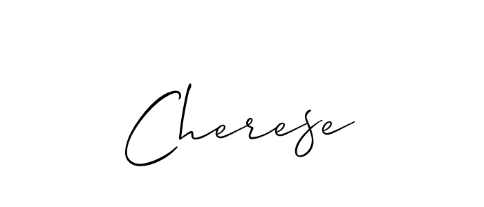 How to make Cherese name signature. Use Allison_Script style for creating short signs online. This is the latest handwritten sign. Cherese signature style 2 images and pictures png