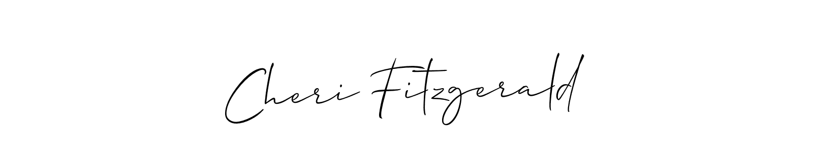 Similarly Allison_Script is the best handwritten signature design. Signature creator online .You can use it as an online autograph creator for name Cheri Fitzgerald. Cheri Fitzgerald signature style 2 images and pictures png