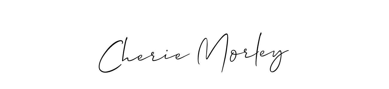 Best and Professional Signature Style for Cherie Morley. Allison_Script Best Signature Style Collection. Cherie Morley signature style 2 images and pictures png