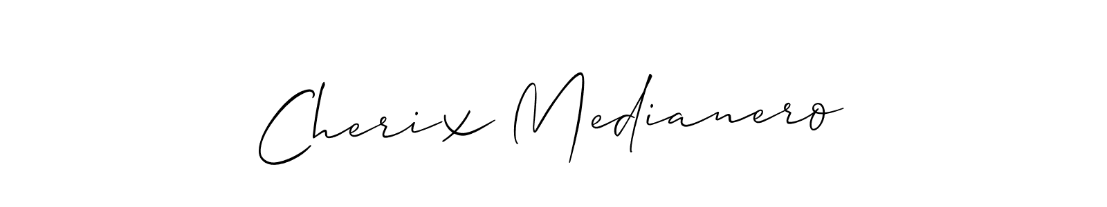 Also we have Cherix Medianero name is the best signature style. Create professional handwritten signature collection using Allison_Script autograph style. Cherix Medianero signature style 2 images and pictures png