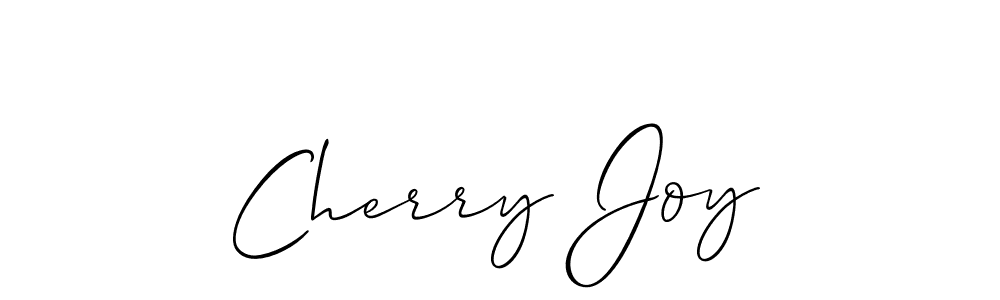 if you are searching for the best signature style for your name Cherry Joy. so please give up your signature search. here we have designed multiple signature styles  using Allison_Script. Cherry Joy signature style 2 images and pictures png