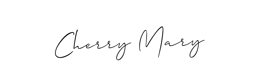Create a beautiful signature design for name Cherry Mary. With this signature (Allison_Script) fonts, you can make a handwritten signature for free. Cherry Mary signature style 2 images and pictures png