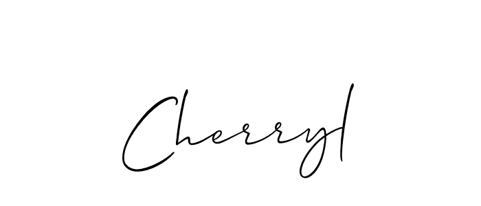 Make a beautiful signature design for name Cherryl. Use this online signature maker to create a handwritten signature for free. Cherryl signature style 2 images and pictures png