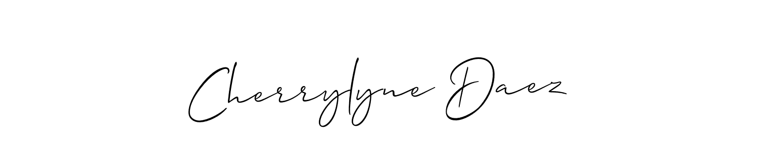 Make a beautiful signature design for name Cherrylyne Daez. Use this online signature maker to create a handwritten signature for free. Cherrylyne Daez signature style 2 images and pictures png