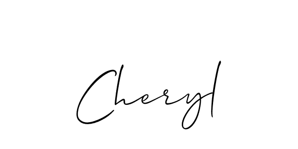 How to make Cheryl name signature. Use Allison_Script style for creating short signs online. This is the latest handwritten sign. Cheryl signature style 2 images and pictures png