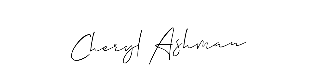 Also You can easily find your signature by using the search form. We will create Cheryl Ashman name handwritten signature images for you free of cost using Allison_Script sign style. Cheryl Ashman signature style 2 images and pictures png