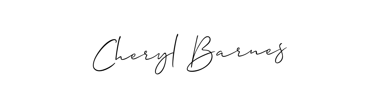 Best and Professional Signature Style for Cheryl Barnes. Allison_Script Best Signature Style Collection. Cheryl Barnes signature style 2 images and pictures png