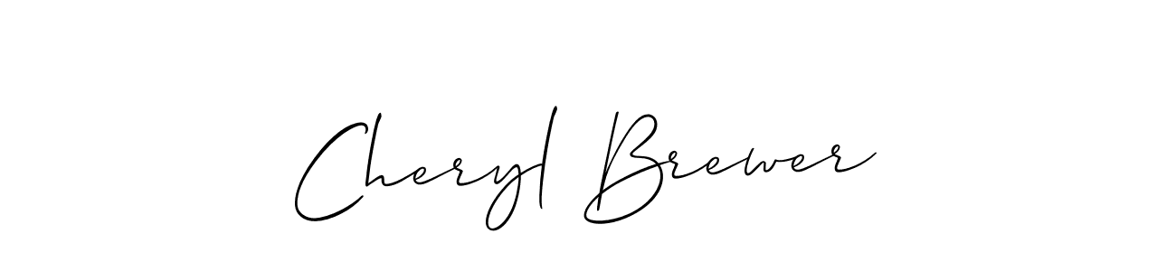 Also we have Cheryl Brewer name is the best signature style. Create professional handwritten signature collection using Allison_Script autograph style. Cheryl Brewer signature style 2 images and pictures png