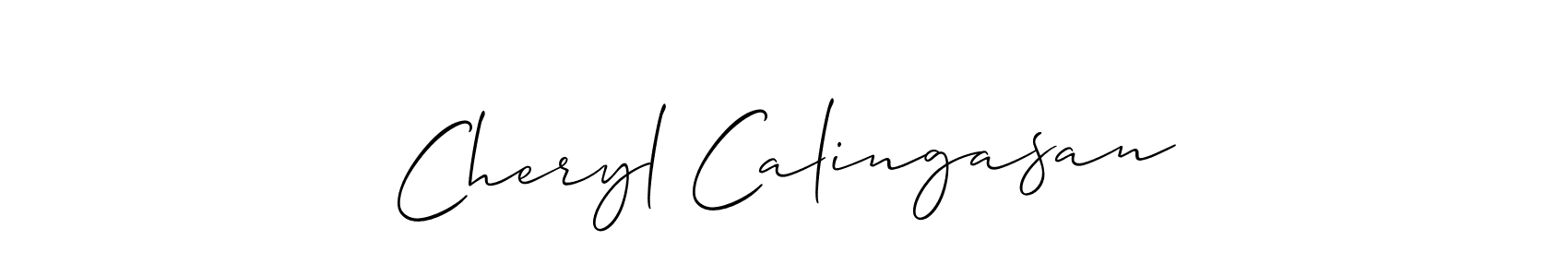 Make a beautiful signature design for name Cheryl Calingasan. Use this online signature maker to create a handwritten signature for free. Cheryl Calingasan signature style 2 images and pictures png