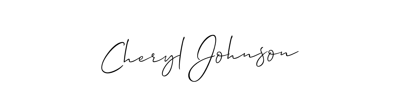 How to Draw Cheryl Johnson signature style? Allison_Script is a latest design signature styles for name Cheryl Johnson. Cheryl Johnson signature style 2 images and pictures png