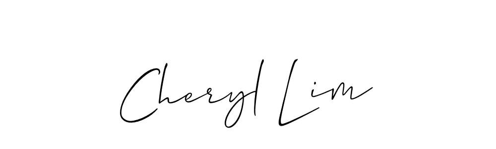 It looks lik you need a new signature style for name Cheryl Lim. Design unique handwritten (Allison_Script) signature with our free signature maker in just a few clicks. Cheryl Lim signature style 2 images and pictures png