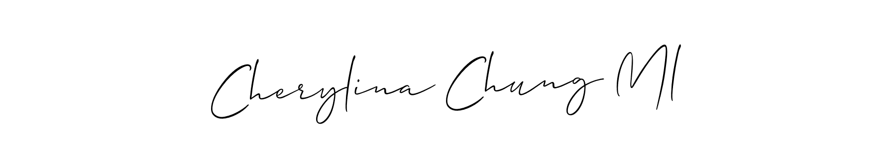 Here are the top 10 professional signature styles for the name Cherylina Chung Ml. These are the best autograph styles you can use for your name. Cherylina Chung Ml signature style 2 images and pictures png