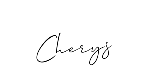 Once you've used our free online signature maker to create your best signature Allison_Script style, it's time to enjoy all of the benefits that Cherys name signing documents. Cherys signature style 2 images and pictures png