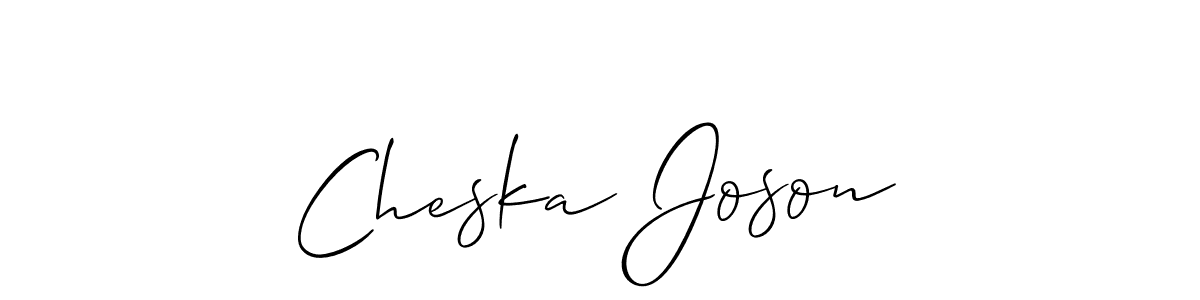 Once you've used our free online signature maker to create your best signature Allison_Script style, it's time to enjoy all of the benefits that Cheska Joson name signing documents. Cheska Joson signature style 2 images and pictures png