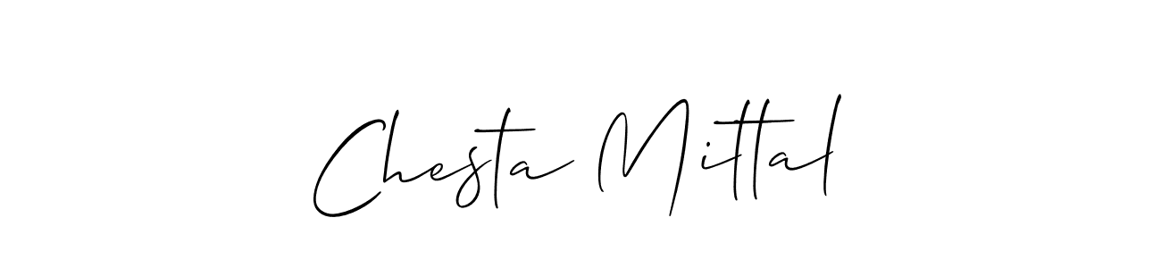 Here are the top 10 professional signature styles for the name Chesta Mittal. These are the best autograph styles you can use for your name. Chesta Mittal signature style 2 images and pictures png