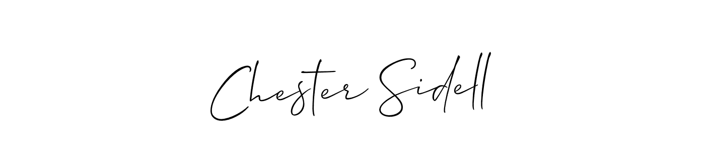 Once you've used our free online signature maker to create your best signature Allison_Script style, it's time to enjoy all of the benefits that Chester Sidell name signing documents. Chester Sidell signature style 2 images and pictures png