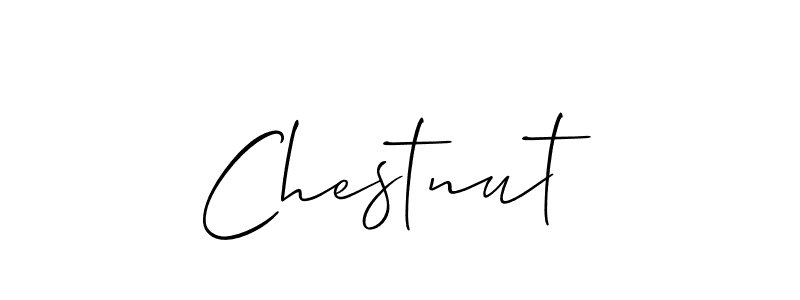 Make a short Chestnut signature style. Manage your documents anywhere anytime using Allison_Script. Create and add eSignatures, submit forms, share and send files easily. Chestnut signature style 2 images and pictures png