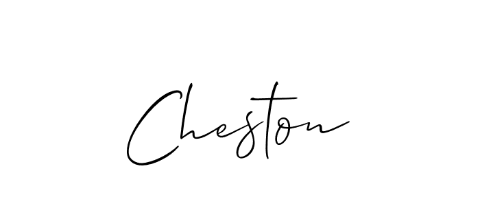 How to make Cheston name signature. Use Allison_Script style for creating short signs online. This is the latest handwritten sign. Cheston signature style 2 images and pictures png