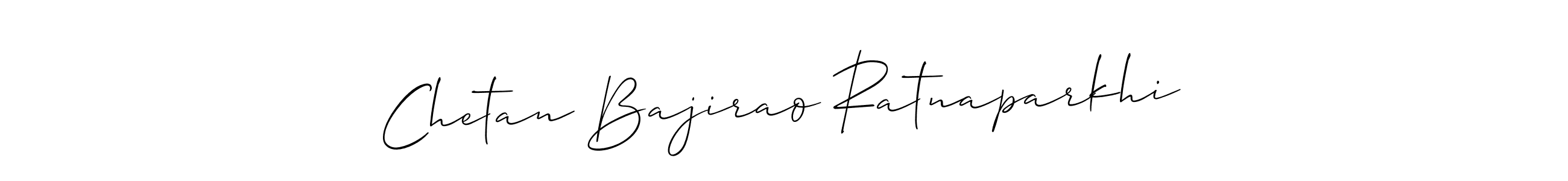 Also we have Chetan Bajirao Ratnaparkhi name is the best signature style. Create professional handwritten signature collection using Allison_Script autograph style. Chetan Bajirao Ratnaparkhi signature style 2 images and pictures png