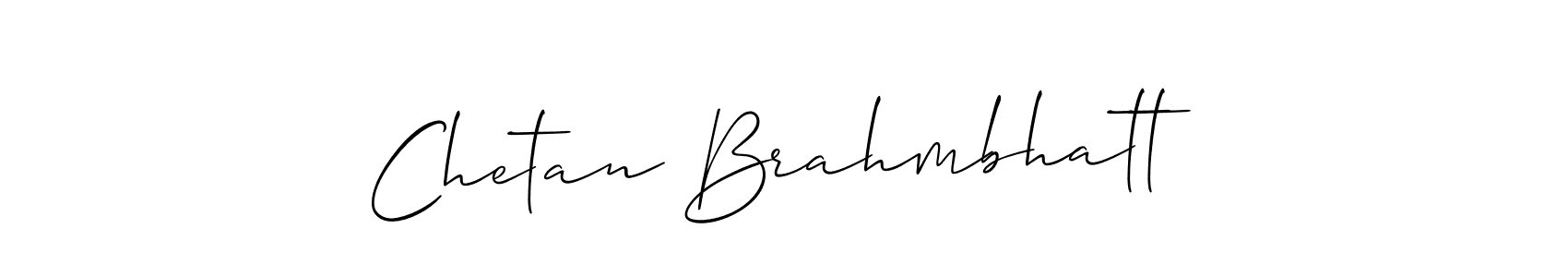 It looks lik you need a new signature style for name Chetan Brahmbhatt. Design unique handwritten (Allison_Script) signature with our free signature maker in just a few clicks. Chetan Brahmbhatt signature style 2 images and pictures png