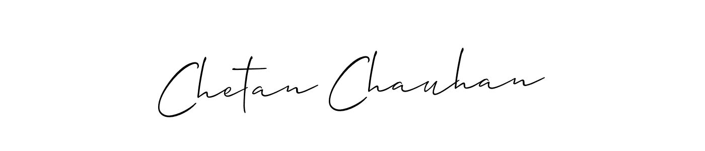 Chetan Chauhan stylish signature style. Best Handwritten Sign (Allison_Script) for my name. Handwritten Signature Collection Ideas for my name Chetan Chauhan. Chetan Chauhan signature style 2 images and pictures png