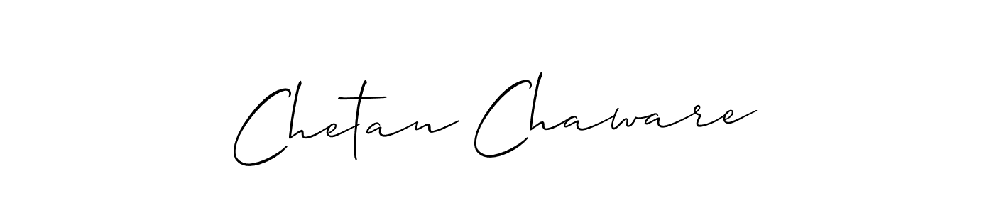 if you are searching for the best signature style for your name Chetan Chaware. so please give up your signature search. here we have designed multiple signature styles  using Allison_Script. Chetan Chaware signature style 2 images and pictures png