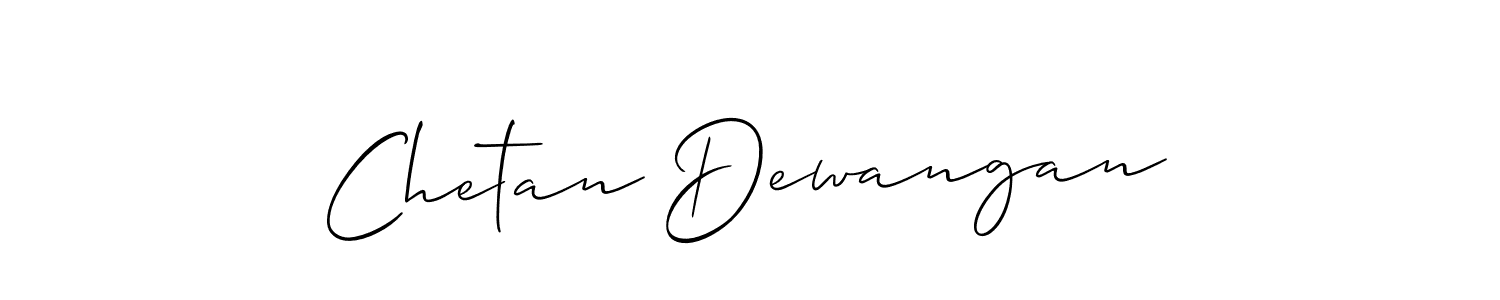 Chetan Dewangan stylish signature style. Best Handwritten Sign (Allison_Script) for my name. Handwritten Signature Collection Ideas for my name Chetan Dewangan. Chetan Dewangan signature style 2 images and pictures png