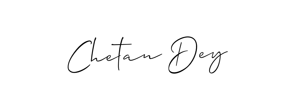 Design your own signature with our free online signature maker. With this signature software, you can create a handwritten (Allison_Script) signature for name Chetan Dey. Chetan Dey signature style 2 images and pictures png