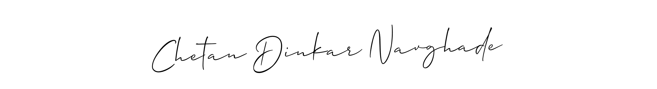 Use a signature maker to create a handwritten signature online. With this signature software, you can design (Allison_Script) your own signature for name Chetan Dinkar Navghade. Chetan Dinkar Navghade signature style 2 images and pictures png