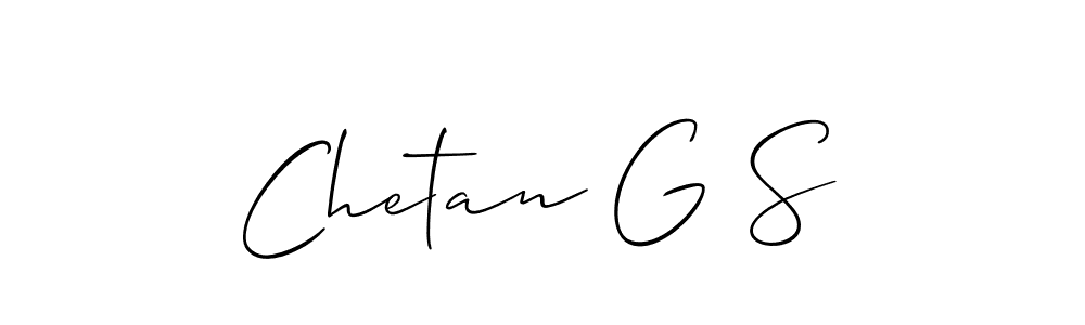 Once you've used our free online signature maker to create your best signature Allison_Script style, it's time to enjoy all of the benefits that Chetan G S name signing documents. Chetan G S signature style 2 images and pictures png