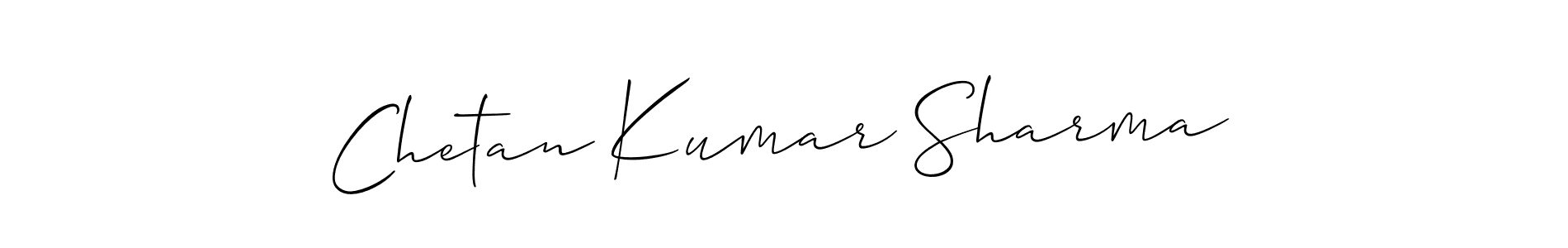 Best and Professional Signature Style for Chetan Kumar Sharma. Allison_Script Best Signature Style Collection. Chetan Kumar Sharma signature style 2 images and pictures png