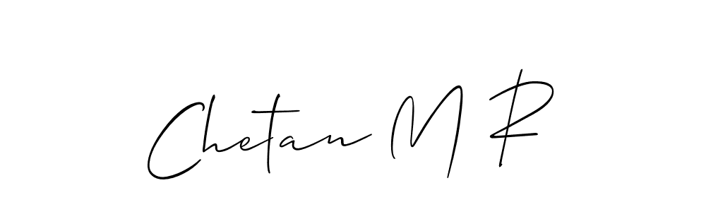 Best and Professional Signature Style for Chetan M R. Allison_Script Best Signature Style Collection. Chetan M R signature style 2 images and pictures png