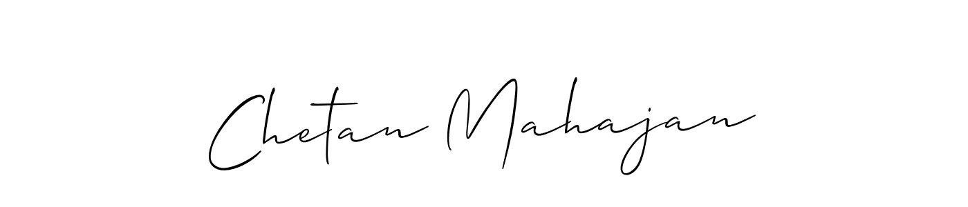 Allison_Script is a professional signature style that is perfect for those who want to add a touch of class to their signature. It is also a great choice for those who want to make their signature more unique. Get Chetan Mahajan name to fancy signature for free. Chetan Mahajan signature style 2 images and pictures png