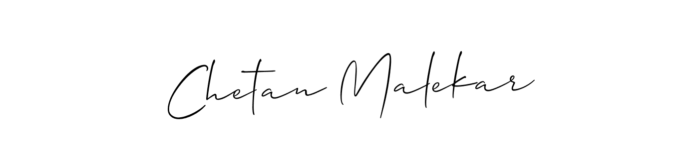 It looks lik you need a new signature style for name Chetan Malekar. Design unique handwritten (Allison_Script) signature with our free signature maker in just a few clicks. Chetan Malekar signature style 2 images and pictures png