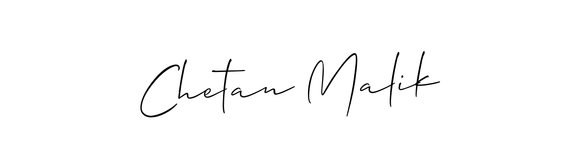 The best way (Allison_Script) to make a short signature is to pick only two or three words in your name. The name Chetan Malik include a total of six letters. For converting this name. Chetan Malik signature style 2 images and pictures png