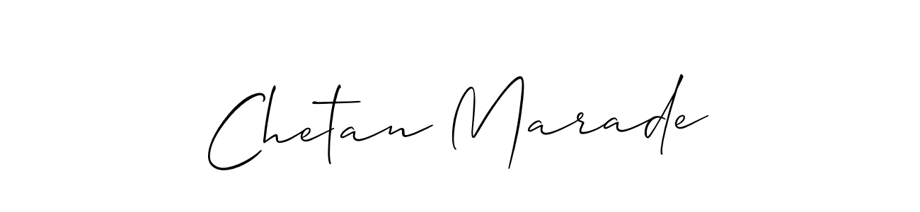 Best and Professional Signature Style for Chetan Marade. Allison_Script Best Signature Style Collection. Chetan Marade signature style 2 images and pictures png