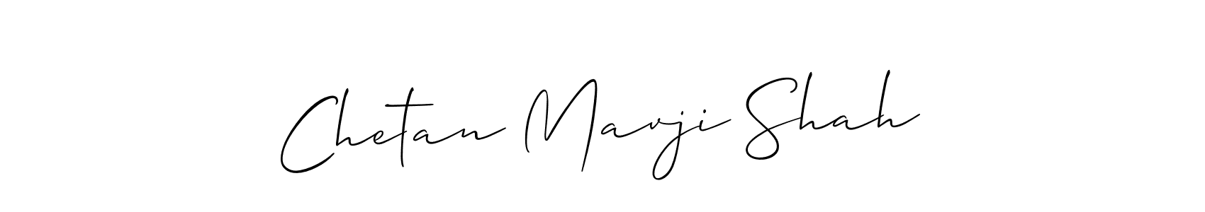 How to Draw Chetan Mavji Shah signature style? Allison_Script is a latest design signature styles for name Chetan Mavji Shah. Chetan Mavji Shah signature style 2 images and pictures png