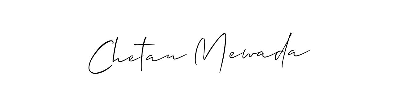 Make a beautiful signature design for name Chetan Mewada. Use this online signature maker to create a handwritten signature for free. Chetan Mewada signature style 2 images and pictures png