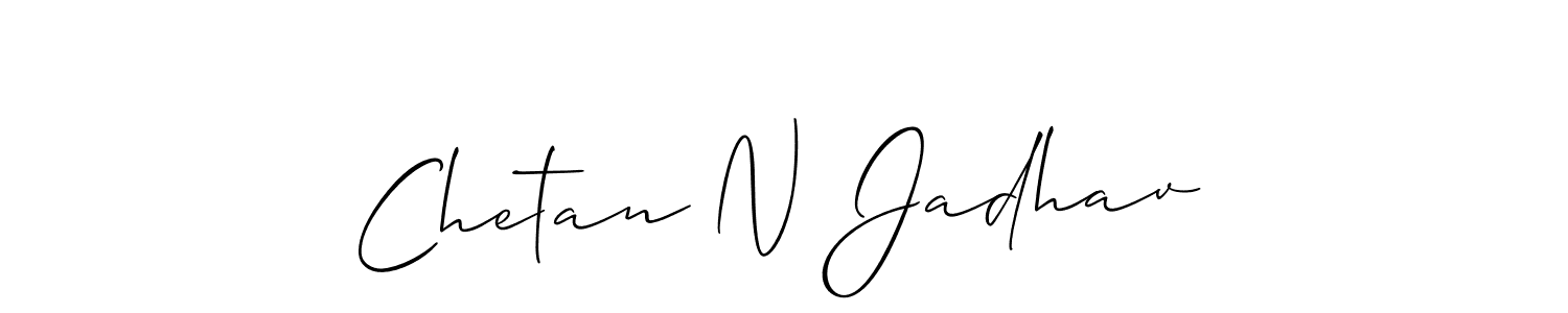 if you are searching for the best signature style for your name Chetan N Jadhav. so please give up your signature search. here we have designed multiple signature styles  using Allison_Script. Chetan N Jadhav signature style 2 images and pictures png