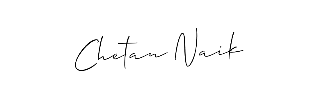 Design your own signature with our free online signature maker. With this signature software, you can create a handwritten (Allison_Script) signature for name Chetan Naik. Chetan Naik signature style 2 images and pictures png