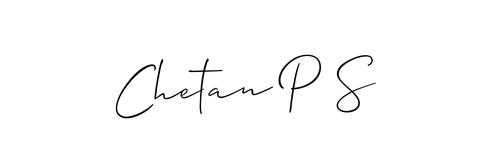 Make a short Chetan P S signature style. Manage your documents anywhere anytime using Allison_Script. Create and add eSignatures, submit forms, share and send files easily. Chetan P S signature style 2 images and pictures png