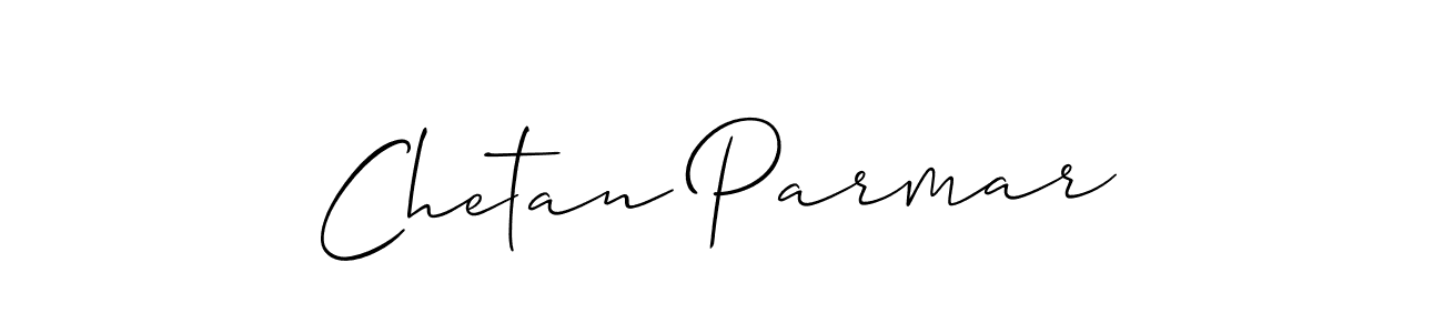 Chetan Parmar stylish signature style. Best Handwritten Sign (Allison_Script) for my name. Handwritten Signature Collection Ideas for my name Chetan Parmar. Chetan Parmar signature style 2 images and pictures png