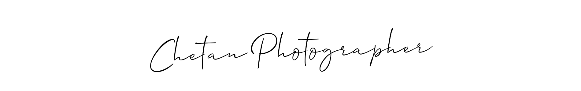 The best way (Allison_Script) to make a short signature is to pick only two or three words in your name. The name Chetan Photographer include a total of six letters. For converting this name. Chetan Photographer signature style 2 images and pictures png