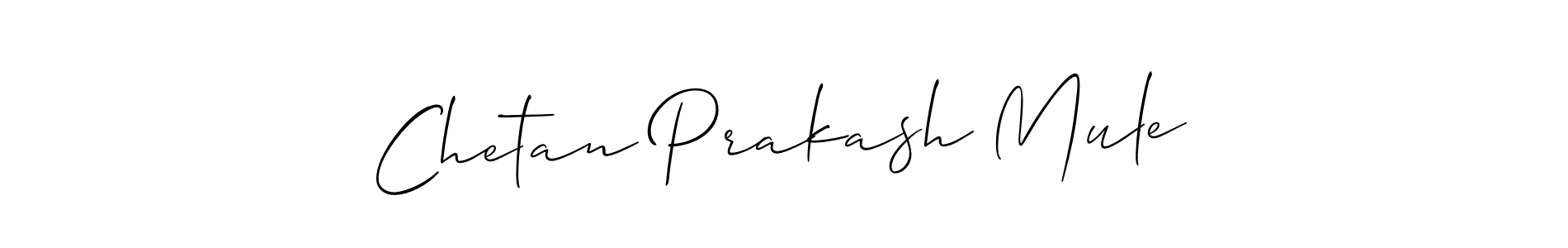 Also You can easily find your signature by using the search form. We will create Chetan Prakash Mule name handwritten signature images for you free of cost using Allison_Script sign style. Chetan Prakash Mule signature style 2 images and pictures png